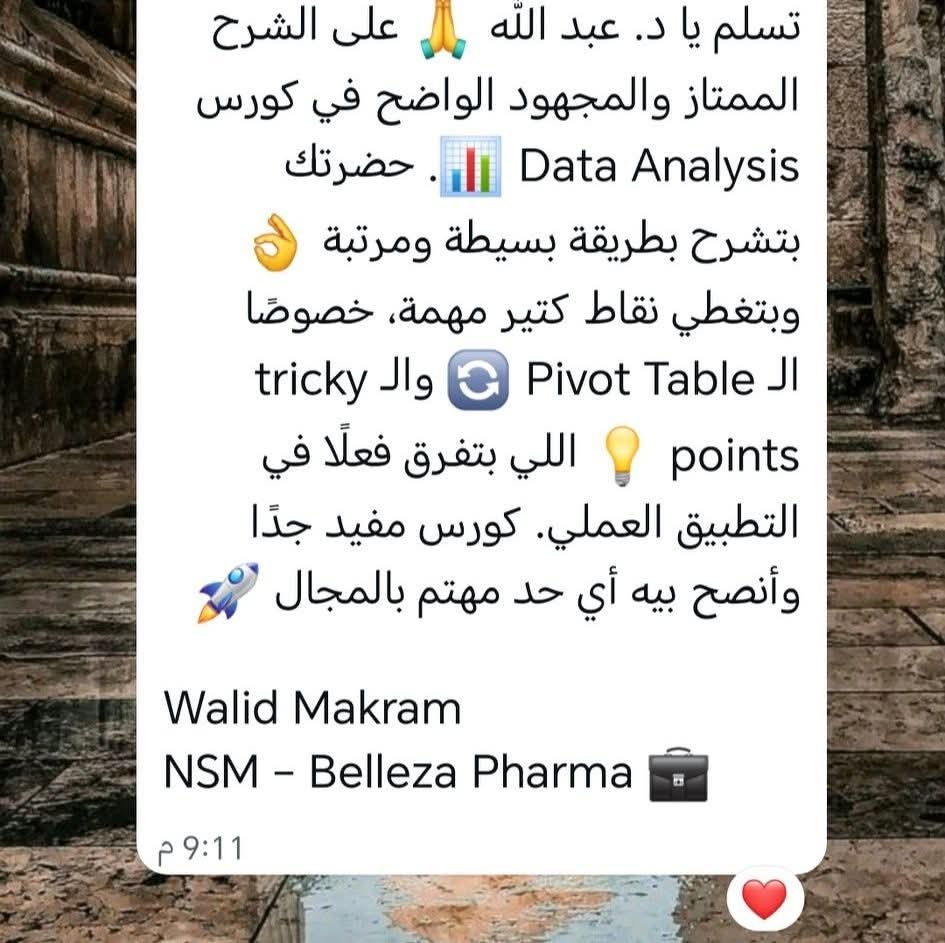 تقييم متدرب وتوصيته لزملائه في شركات الأدوية